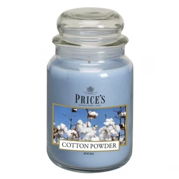 Image of Prices Candles Fragrance Collection Cotton Powder Scented Jar Candle