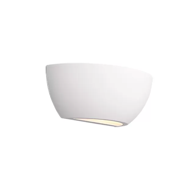 Image of Roma Modern Flush Wall Uplighter White