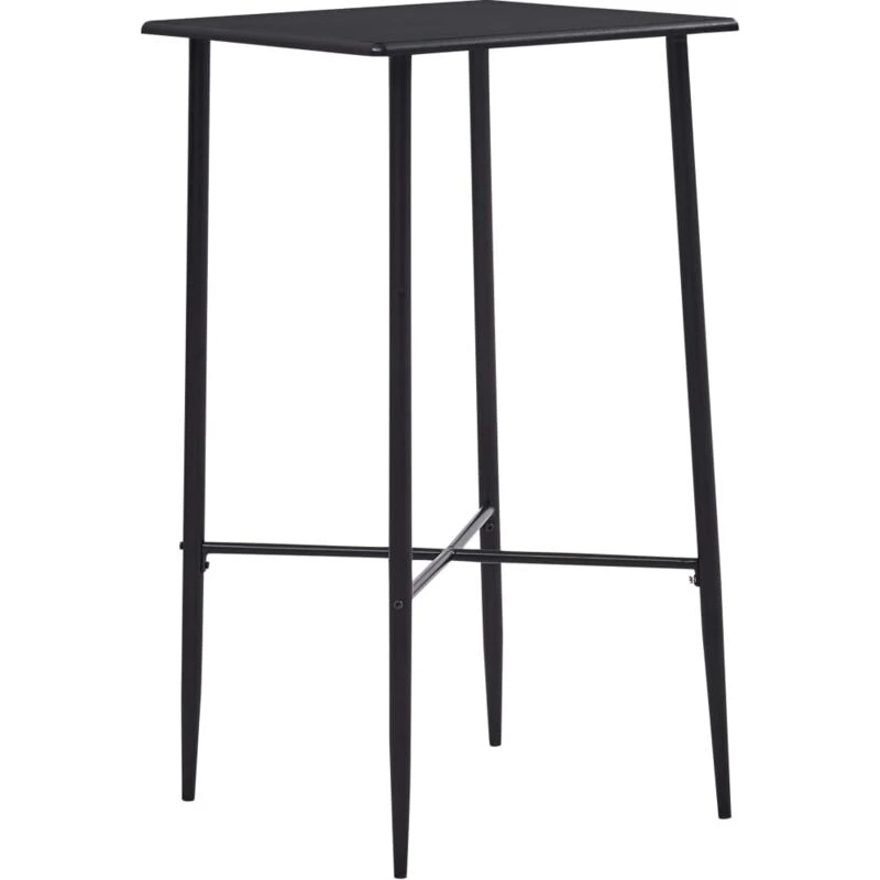Image of VIDAXL Bar Table Black 60x60x111cm mdf Vidaxl 281549