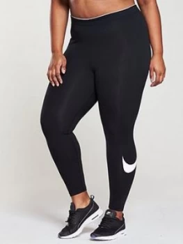 Image of Nike Club Logo Legging Curve Black Size 18 201X Women