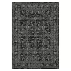 Image of Nuza Washable Rug - Charcoal - 120x160cm