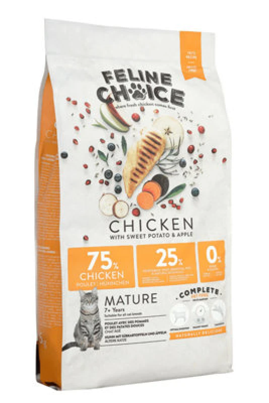 Image of Feline Choice Complete Mature Dry Cat Food - Chicken 2Kg