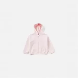 Image of Missguided are the Future Zip Thru Hoodie - Pink