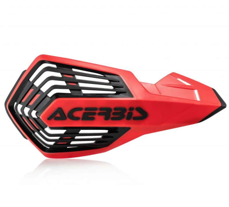 Image of 0024296.349 - Acerbis X-Future Hand Guards - Red/ Black 0024296.349
