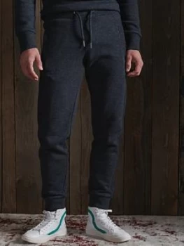 Image of Superdry Orange Label Classic Joggers - Navy, Size XS, Men