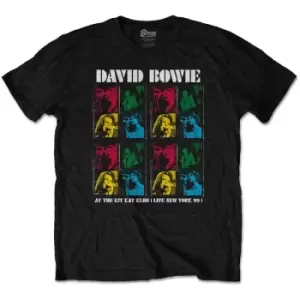 Image of David Bowie - Kit Kat Klub Unisex XX-Large T-Shirt - Black