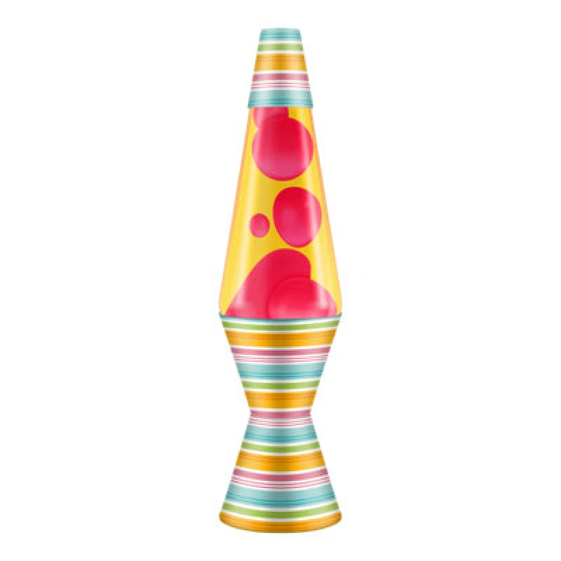 Image of Original Lava Company The Original Lava Lamp Company, Beach Umbrella Retro Lava Lamp, 14.5" Tall