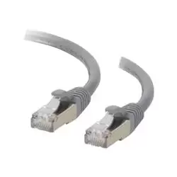 Image of C2G 10m Cat6a Booted Shielded (SSTP) Network Patch Cable Grey