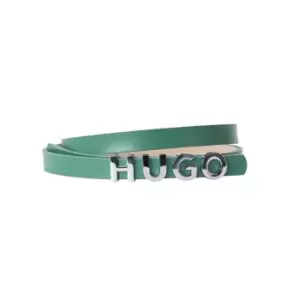 Image of Hugo Zula Belt 1.5cm Womens - Green