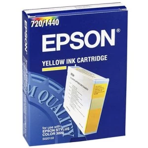 Image of Epson S020122 Yellow Ink Cartridge