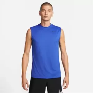Image of Nike Dri-FIT Legend Mens Sleeveless Fitness T-Shirt - Blue