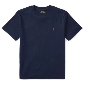 Image of Polo Ralph Lauren Junior Boys Short Sleeve Logo T Shirt - Blue