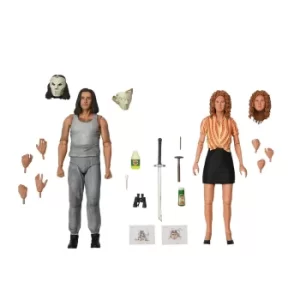 Image of NECA TMNT Teenage Mutant Ninja Turtles April O'Neil and Casey Jones 7" Action Figures 2 Pack