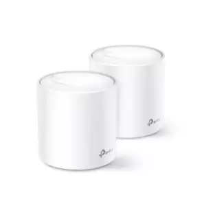 Image of Deco X20 (2-pack) - WiFi 5 (802.11ac) - Dual Band (2.4 GHz / 5 GHz) - Ethernet LAN - White - Tabletop Router