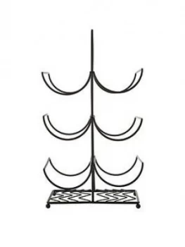 Image of Premier Housewares Iron Vertex 6-Bottle Wine Rack