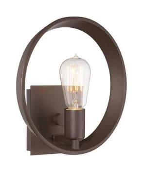 Image of 1 Light Indoor Wall Light Western Bronze, E27