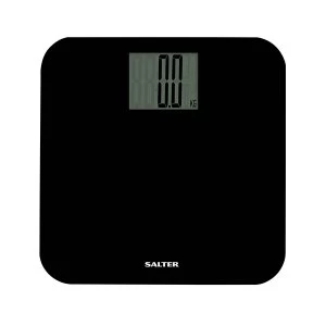 Image of Salter Housewares Ultra Slim Black Glass Electronic Scale