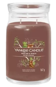 Image of Yankee Candle Praline & Birch Scented Candle 567g