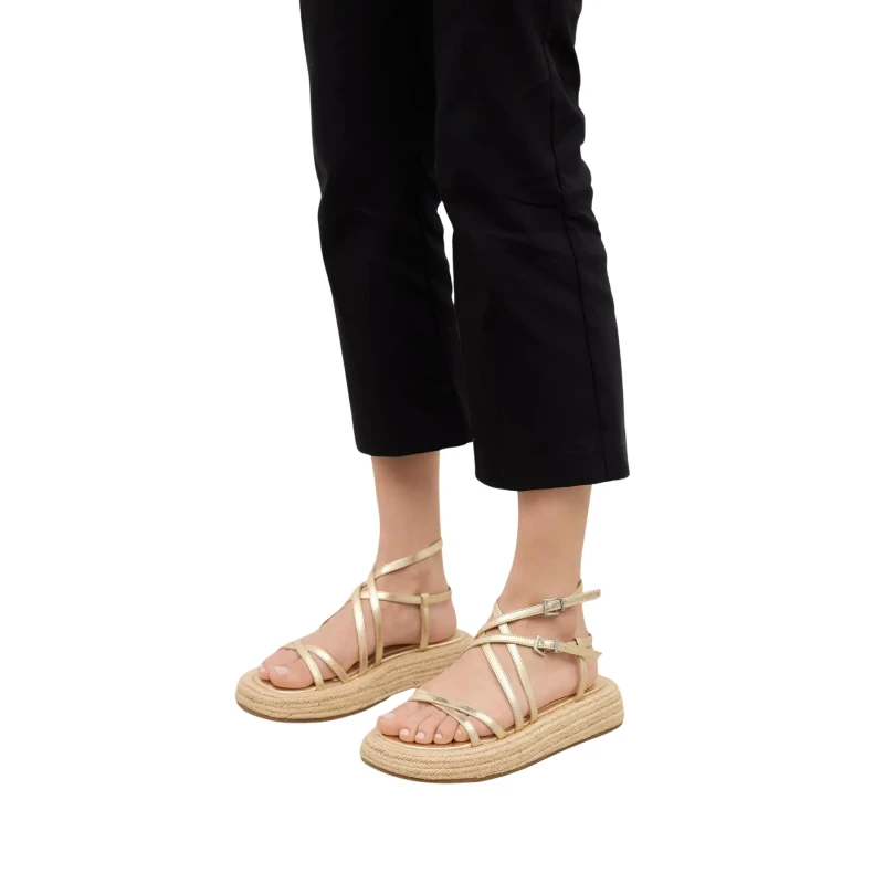 Image of Mim Shoes Womens wedge sandals Mim Shoes Formentor Beige Female 37