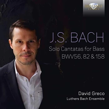 Image of Tymen Jan Bronda|Luthers Bach Ensemble|David Greco - J.S. Bach: Solo Cantatas for Bass, BWV56, 82 & 158 CD