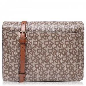 Image of DKNY Coated logo medium box cross body bag