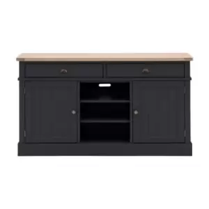 Image of Gallery Interiors Sandon 2 Door/2 Drawer Sideboard in Meteor
