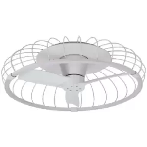 Image of Ceiling lamp fan Nature white 1 bulb 21cm