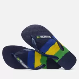 Image of Havaianas Brasil Tech Rubber EVA Flip Flops - UK 11/12