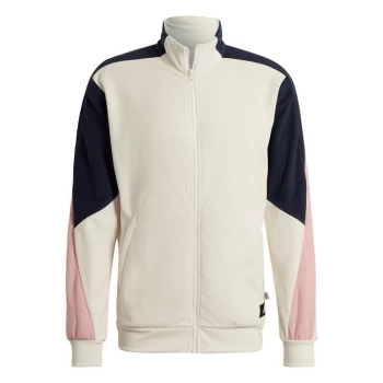 Image of adidas Polar Fleece Track Top Mens - Wonder White