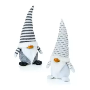 Image of The Spirit Of Christmas Gonk Sitting 38cm 24 - Grey