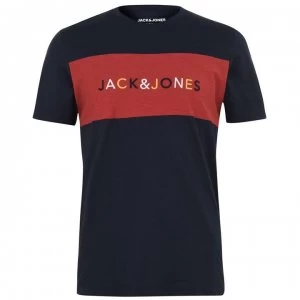 Image of Jack and Jones Originals Albas T Shirt - Total Eclipse