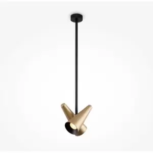 Image of Maytoni Maytoni Giro Modern 2 Light Pendant Ceiling Light Brass GU10