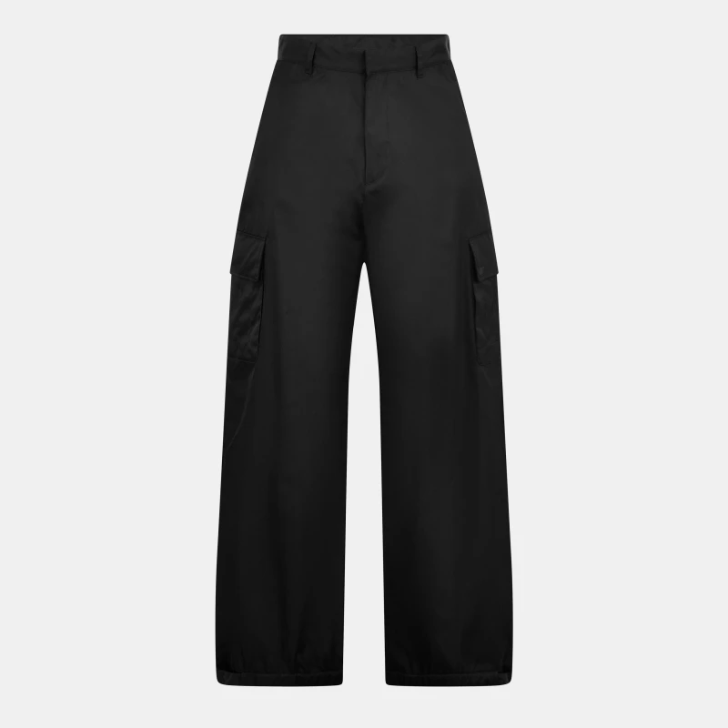 Image of Off White Mens Industrial Multi Pocket Cargo Trousers Black male XS