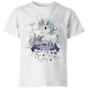 Image of Harry Potter Kids Forbidden Forest Unicorn Kids T-Shirt - White - 7-8 Years - White