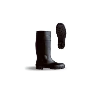 Image of Bdri Weatherproof Size 6.5 Budget S Safety Wellington Boots Black