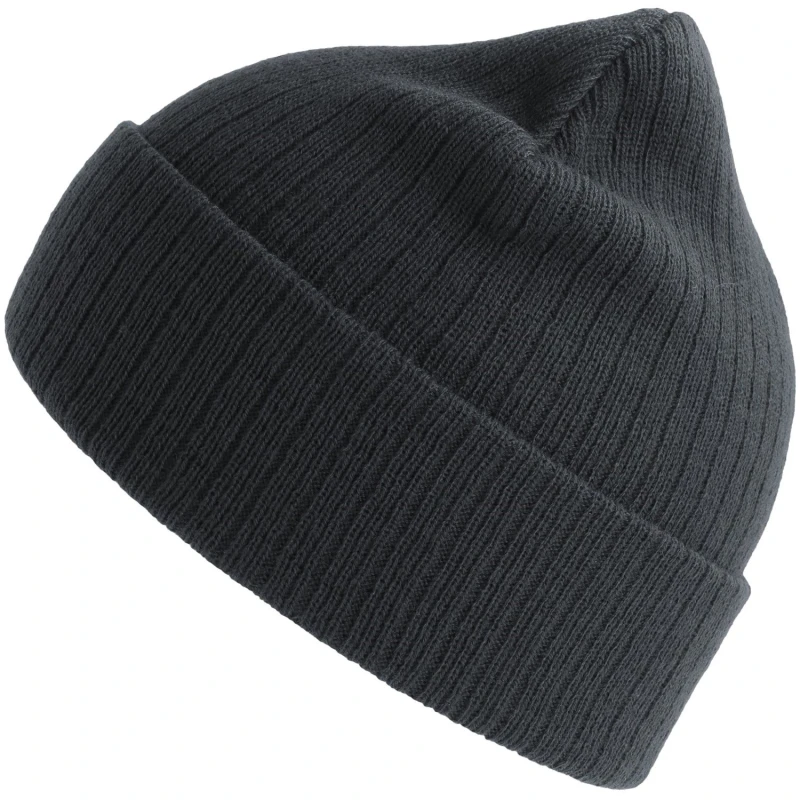 Image of Atlantis Atlantis Men Rio Ribbed Beanie in Dark Grey Dark Grey One Size Male 5063470815203