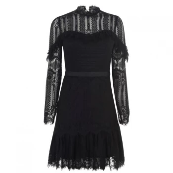 Image of Bardot Tessie Lace Dress - Black