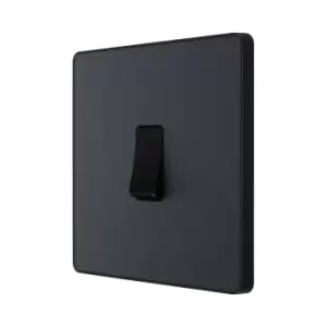 Image of BG Evolve Matt Grey Single Light Switch 20A 16Ax 2 Way - PCDMG12B