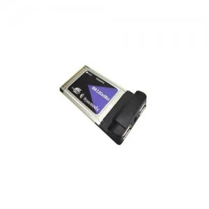 Image of Dynamode 2 Port Firewire PCMCIA Adapter 400 Mbit/s