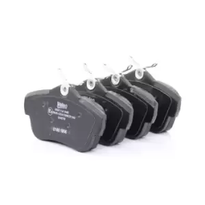 Image of VALEO Brake pad set FIAT,PEUGEOT,TOYOTA 302114 1611839580,425368,425497 71770052,77364513,9467549087,425367,425497,SU001A1065