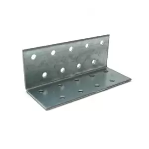 Image of Moderix Heavy Duty Zinc Plated Reinforced Corner Angle Bracket - Size 37 x 37 x