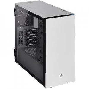 Image of Corsair Carbide 678C Tempered Glass Midi tower PC casing White 3 built-in fans, Insulated, Window, Dust filter