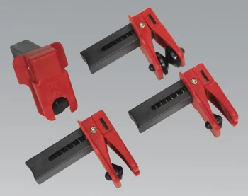 Image of Sealey VS0556 Fuel/Brake Pipe Clamp Set 4pc