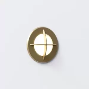 Image of Arran LED Outdoor Coastal Wall Light Solid Brass IP65