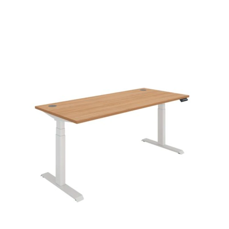 Image of Polaris Dual Motor Sit/Stand Desk 1800x800 Beech/White KF800136