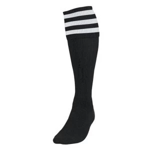 Image of Precision 3 Stripe Football Socks Mens Black/White