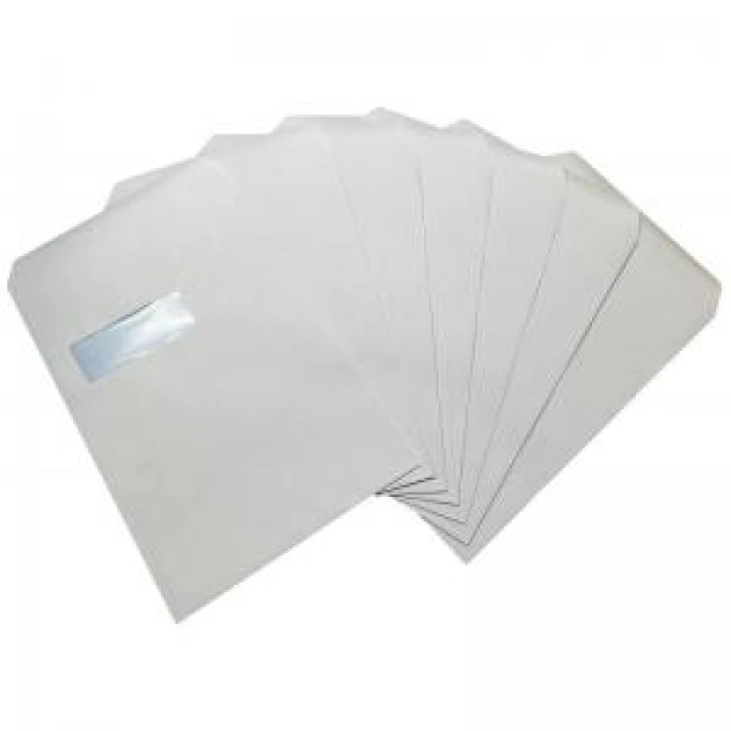 Image of Self Seal C4 Windowed Envelope 90gsm - White (250 Pack)