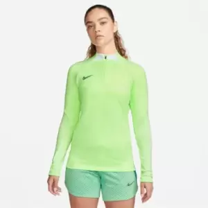 Image of Nike Dri-FIT Strike Womens Drill Top - Green