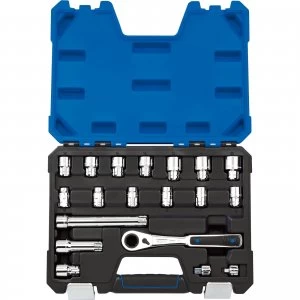Image of Draper 19 Piece 20mm Drive Go Through Socket Set Combination