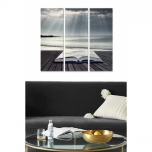 Image of MDF229161805 Multicolor Decorative MDF Painting (3 Pieces)